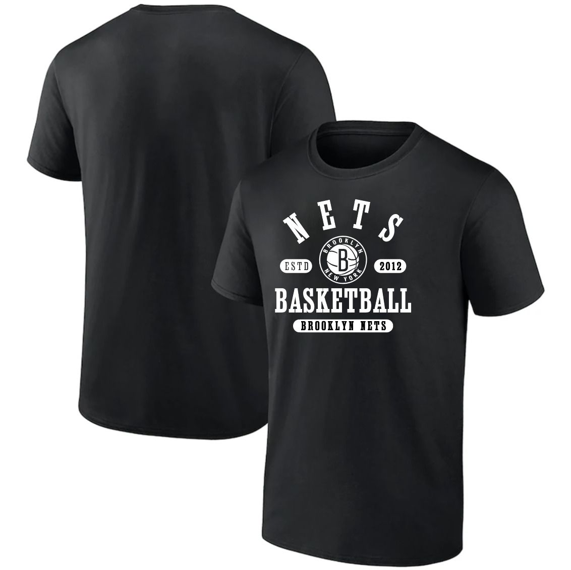 Men 2025 NBA Brooklyn Nets Black T shirts style 041